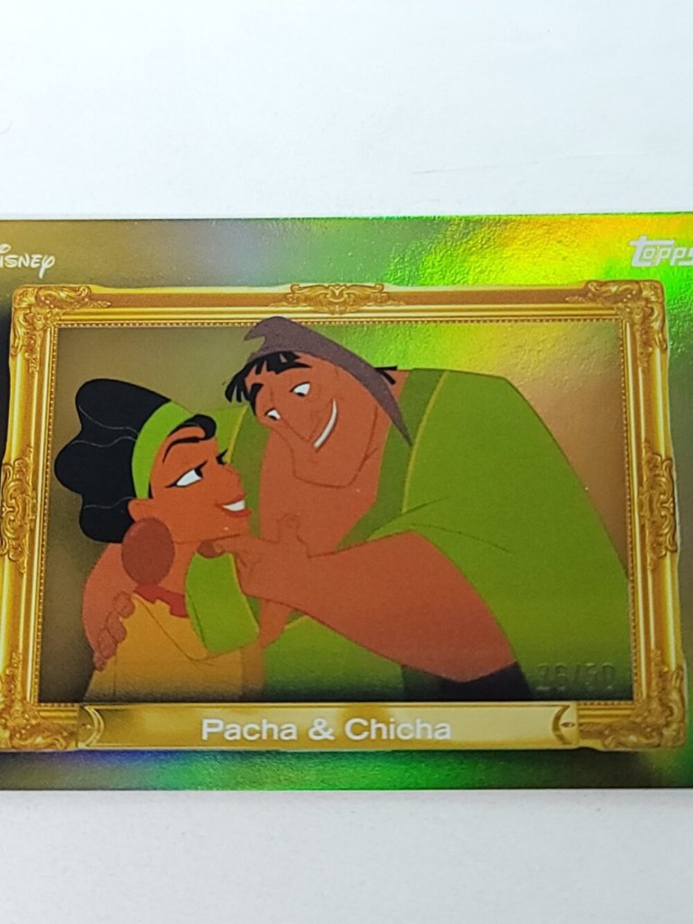 Pacha Chicha Topps 2026 Disney Neon Family First Limited 26/50